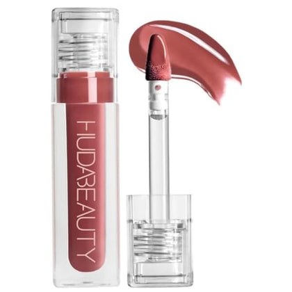 Huda Beauty Faux Filler Gloss- Bombshell-Pink — lip care