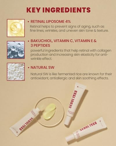 KSECRET SEOUL 1988 Eye Cream : Retinal Liposome 4% + Fermented Bean 30ml