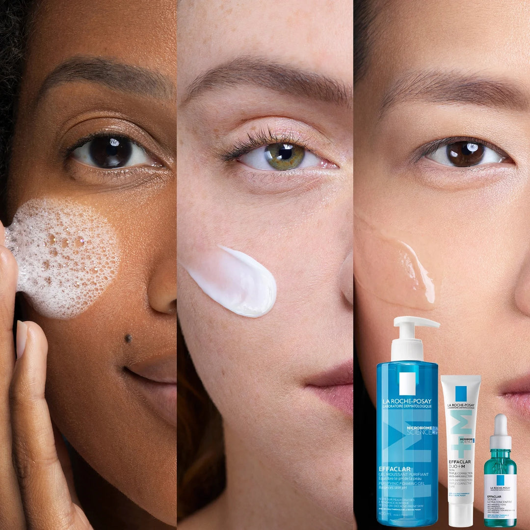 La Roche-Posay Breakout-Fighting Set- High Strength: Effaclar Cleanser, Serum and Corrective Care | 470ml