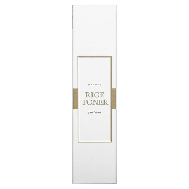 I'm From, Rice Toner, 5.07 fl oz (150 ml) Rice Extract Glow Essence with Niacinamide Hydrating for Dry Skin Vegan Alcohol Free K Beauty Toner