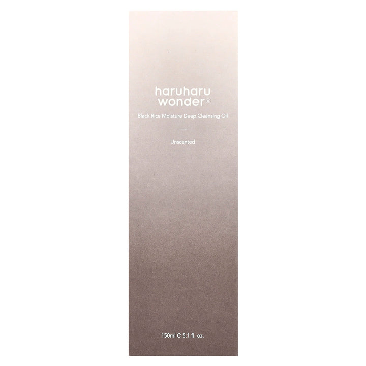 Haruharu Wonder Black Rice Moisture Deep Cleansing Oil 150ml