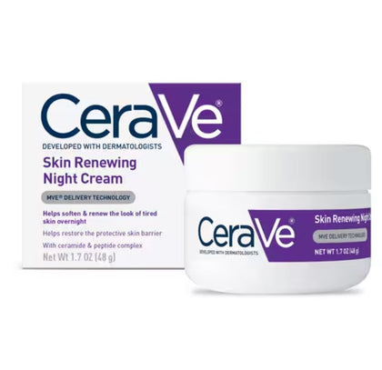 Cerave Skin renewing night cream face moisturizing — moisturiser