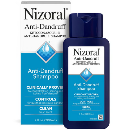 Nizoral Anti-Dandruff Shampoo with 1% Ketoconazole, Fresh Scent | 7 Fl Oz — haircare