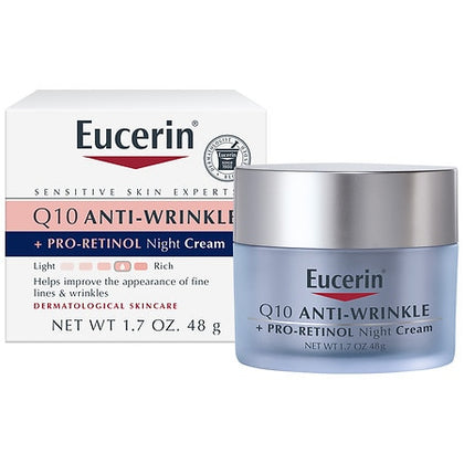 Eucerin Q10 Anti Wrinkle Night Cream 48 g — moisturiser