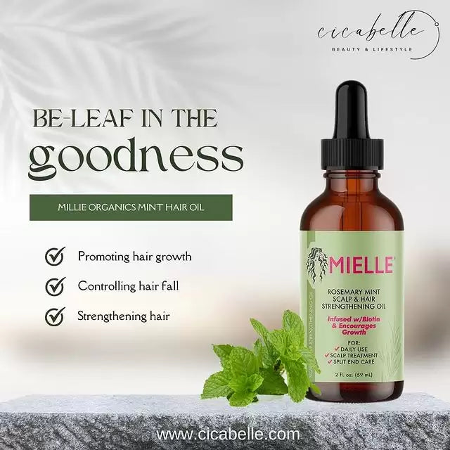Mielle Rosemary Mint Scalp & Hair Strengthening Oil