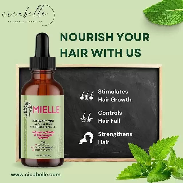 Mielle Rosemary Mint Scalp & Hair Strengthening Oil