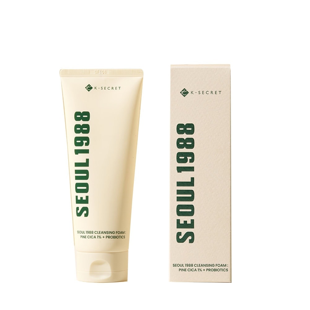 K-SECRET SEOUL 1988 Cleansing Foam Pine Cica 1% + Probiotics 150ml