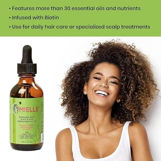Mielle Rosemary Mint Scalp & Hair Strengthening Oil