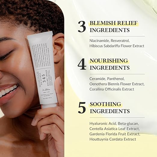 Dr. Althea 345 Relief Cream - Daily Face Moisturizer for Blemish Relief & Soothing Recovery | Korean Vegan Skincare - 1.7 fl oz | 50ml