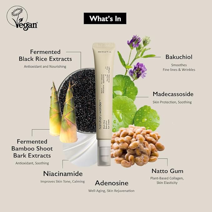 HARU HARU Black Rice Bakuchiol Eye Cream 20 ml