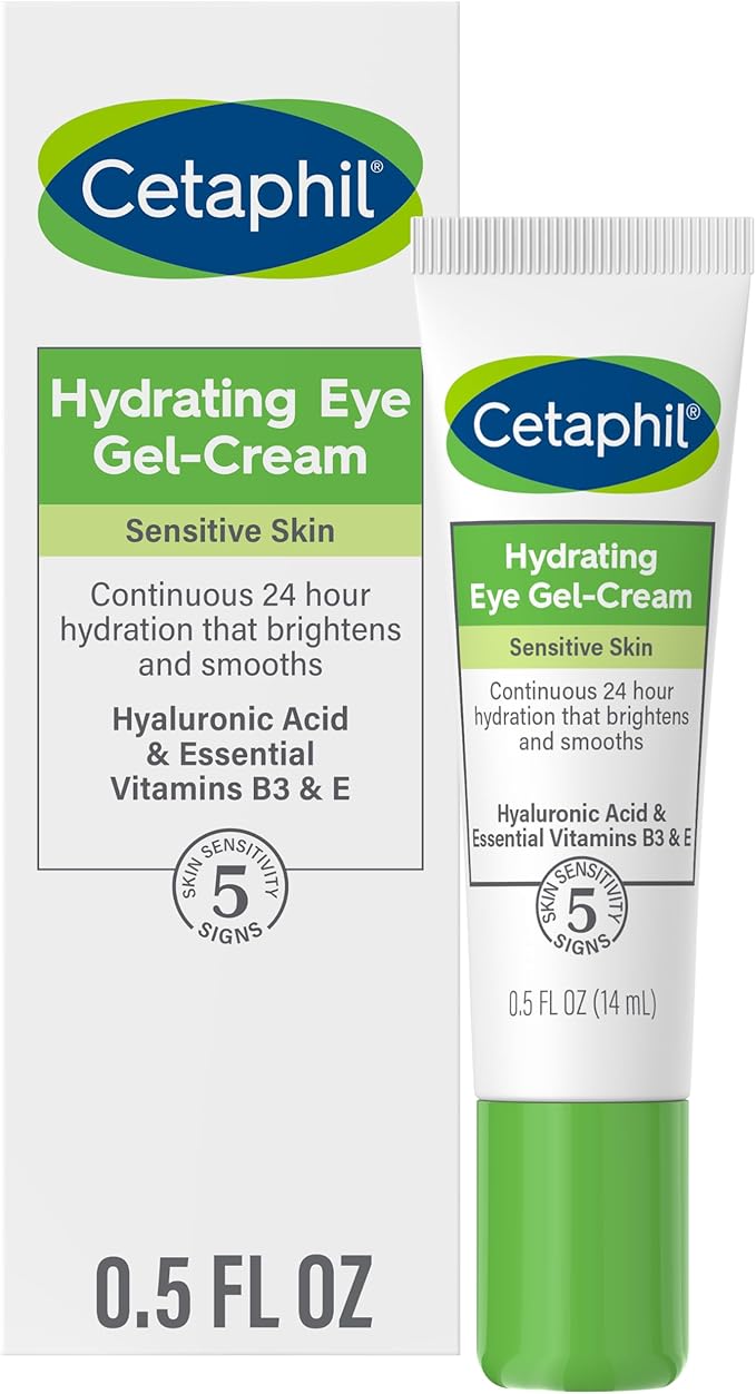 Cetaphil Hydrating Eye Gel Cream with Hyaluronic Acid - 0.5 fl oz