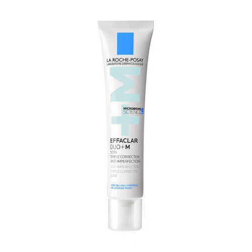 La Roche-Posay Effaclar Duo+M Anti-Blemish Corrective Gel Moisturiser for Oily, Blemish-Prone Skin 40ml