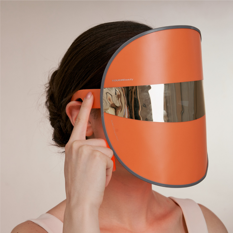 LED Face Mask – 3-Color Light Therapy for Acne, Wrinkles & Glowing Skin | Wireless, Eye-Safe, Fast Results | TOUCHBeauty™ GLAM