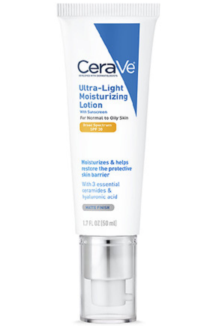 CeraVe Ultra-Light Face Lotion Moisturizer with Sunscreen - SPF 30