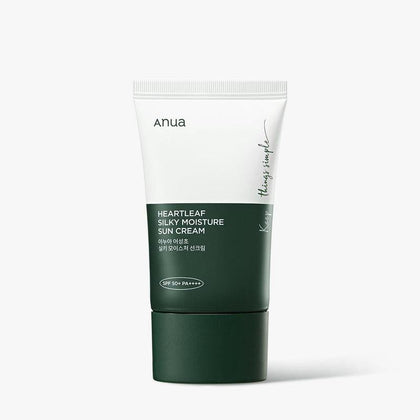 ANUA - Heartleaf Silky Moisture Sun Cream SPF50+ PA++++ — sunscreen