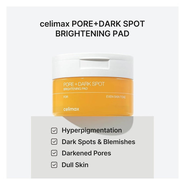 Celimax Pore + Dark Spot Brightening Pads, Pack of 40 | 100 ml