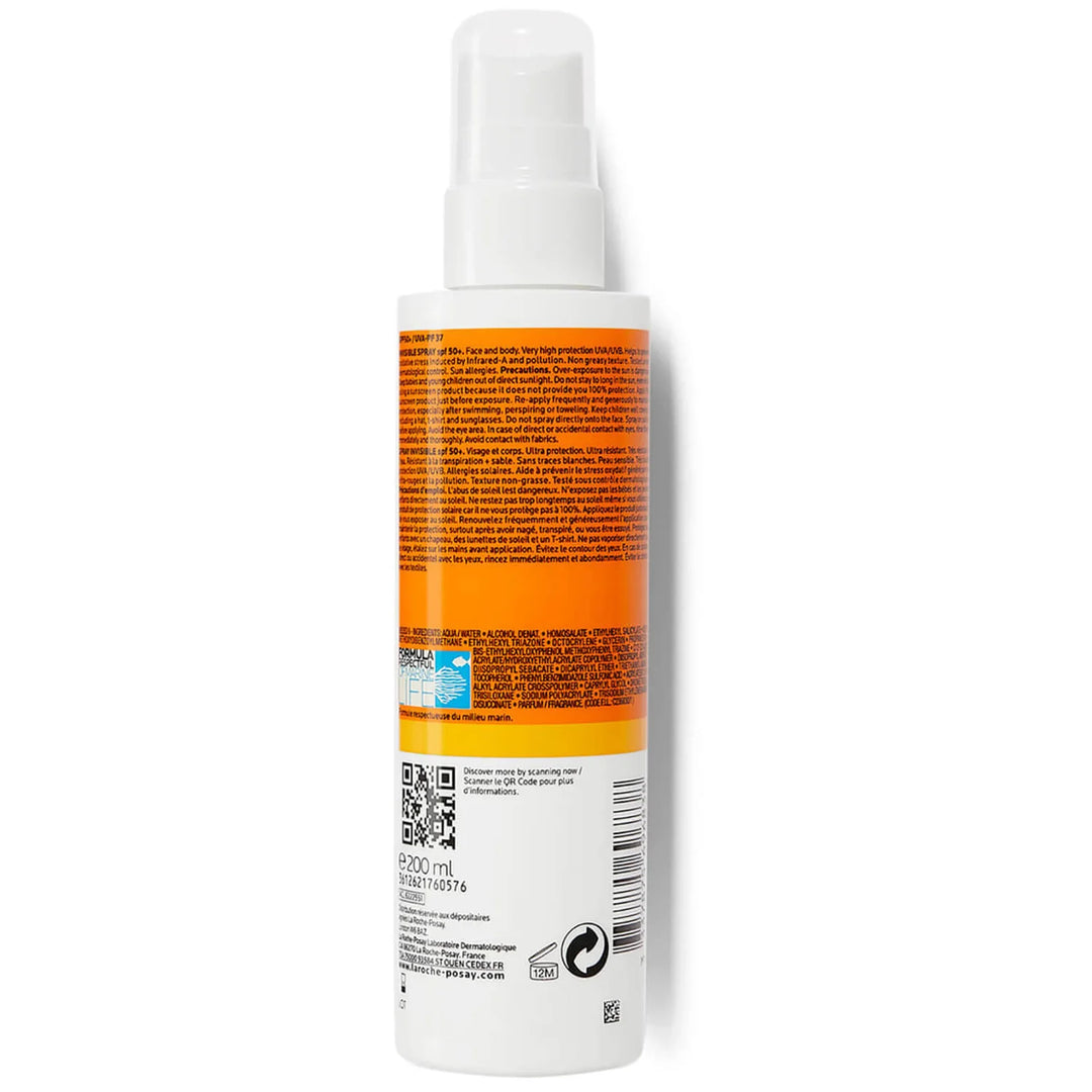 La Roche-Posay Anthelios Invisible Spray SPF50+ 200 ml