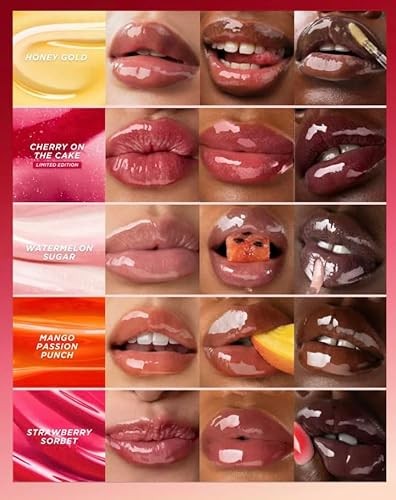 Gisou Honey Infused Hydrating Lip Oil Mango Passion Punch 0.27 Oz
