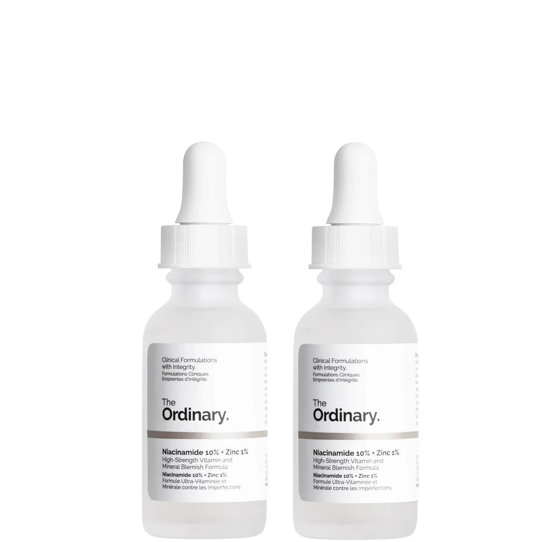 The Ordinary The Skin Support Set Niacinamide 10% + Zinc 1% (Duo) 60ml