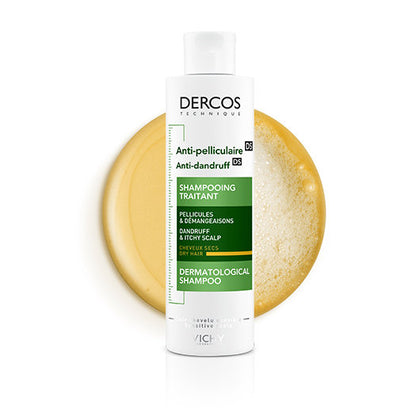Vichy DERCOS ANTI-DANDRUFF SHAMPOO FOR DRY HAIR 390ML — haircare