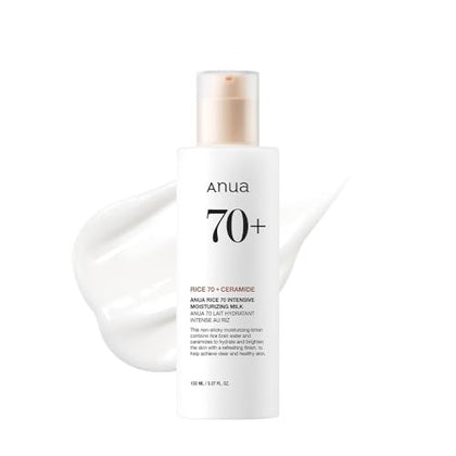 Anua, Rice 70 Intensive Moisturizing Milk, 5.07 fl oz (150 ml) — moisturiser