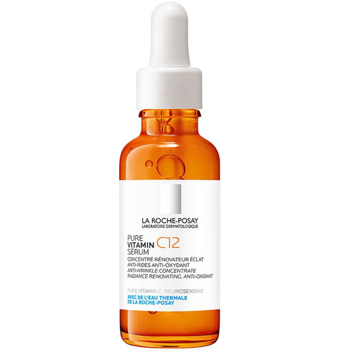La Roche-Posay 12% Pure Vitamin C, C12 Anti-Aging, Anti-Wrinkle and Radiance Restoring Face Serum For All Skin Types 30ml