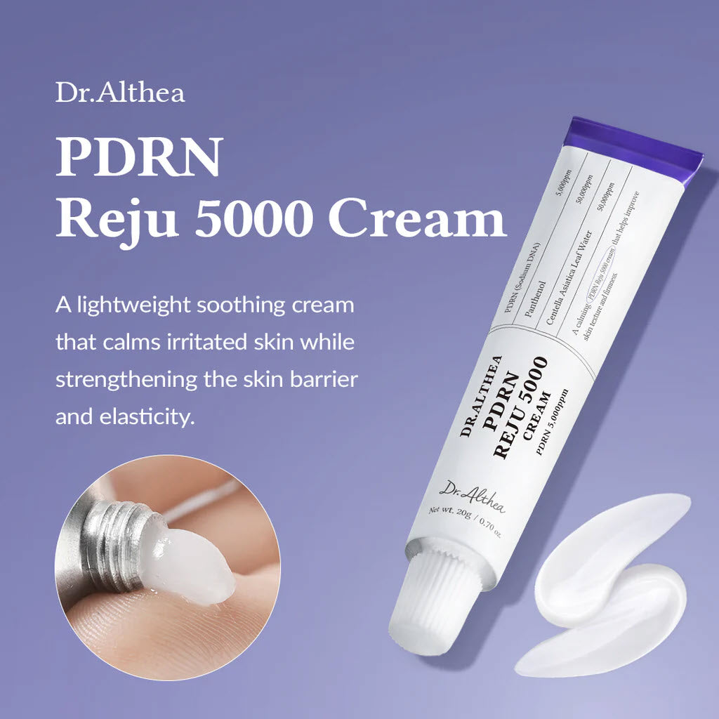 Dr. Althea PDRN Reju 5000 Cream 20g - Treatment for Dryness, Dullnes & Fine Lines