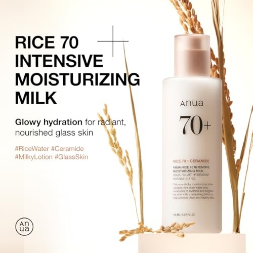 Anua, Rice 70 Intensive Moisturizing Milk, 5.07 fl oz (150 ml)