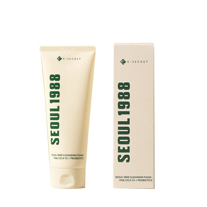 K-SECRET SEOUL 1988 Cleansing Foam Pine Cica 1% + Probiotics 150ml — cleanser