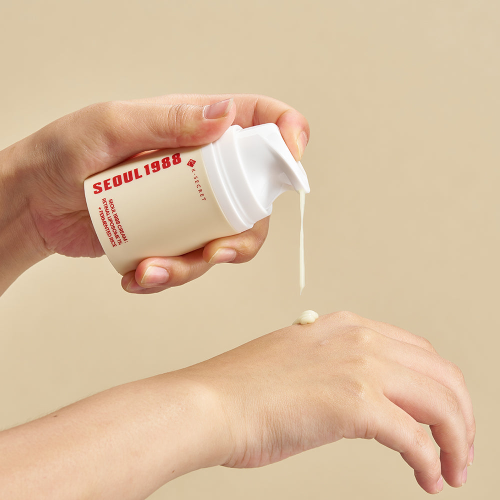 K-SECRET Seoul 1988 Cream Retinal Liposome 1% + Fermented Rice 50 Ml