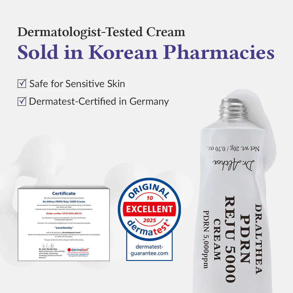 Dr. Althea PDRN Reju 5000 Cream 20g - Treatment for Dryness, Dullnes & Fine Lines
