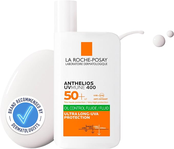 La Roche-Posay Anthelios UVMune 400 Oil Control Fluid SPF 50+ - 50ml - SPF for Oily Skin