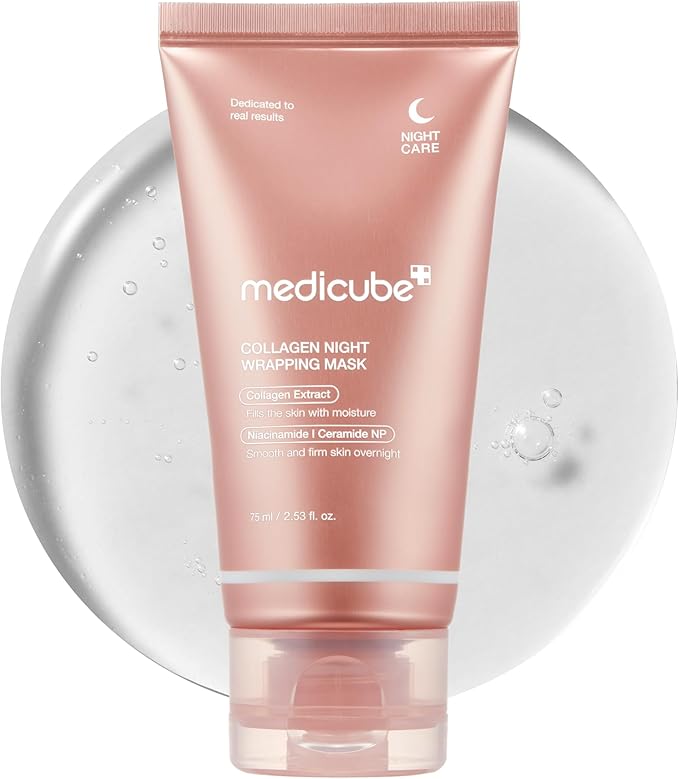 MEDICUBE - COLLAGEN NIGHT WRAPPING MASK 75ML