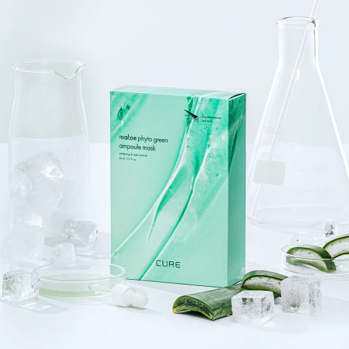 KimJungmun Aloe Real Phyto Green Ampoule Mask set | 10ea