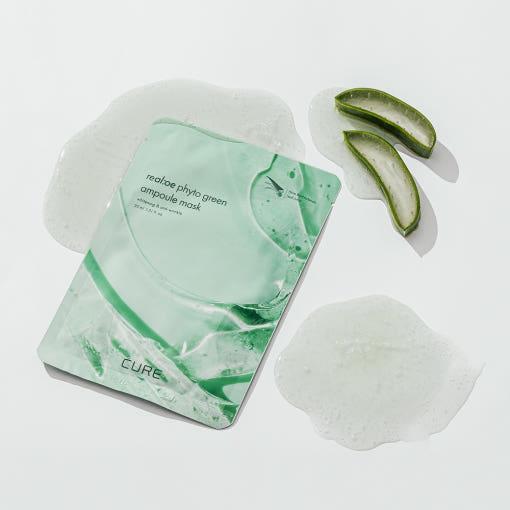 KimJungmun Aloe Real Phyto Green Ampoule Mask set | 10ea