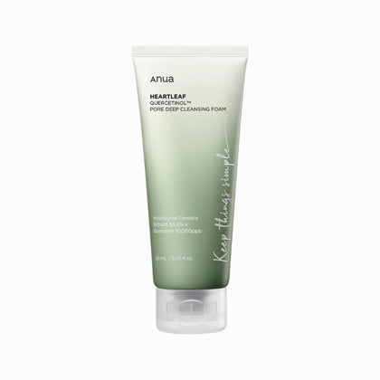 Anua Heartleaf Quercetinol Pore Deep Cleansing Foam 150ml — cleanser