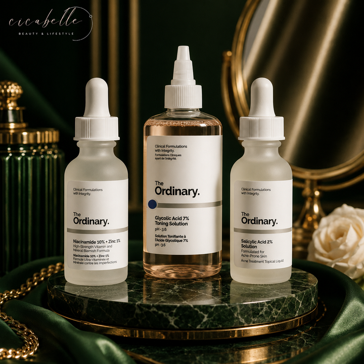 The Ordinary's Exclusive Niacinamide, Salicylic & Glycolic Solutions