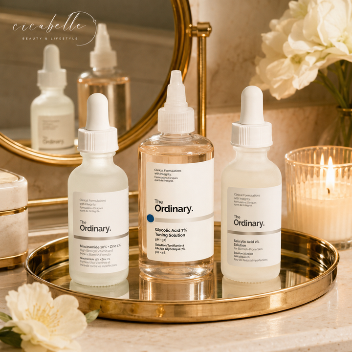 The Ordinary's Exclusive Niacinamide, Salicylic & Glycolic Solutions