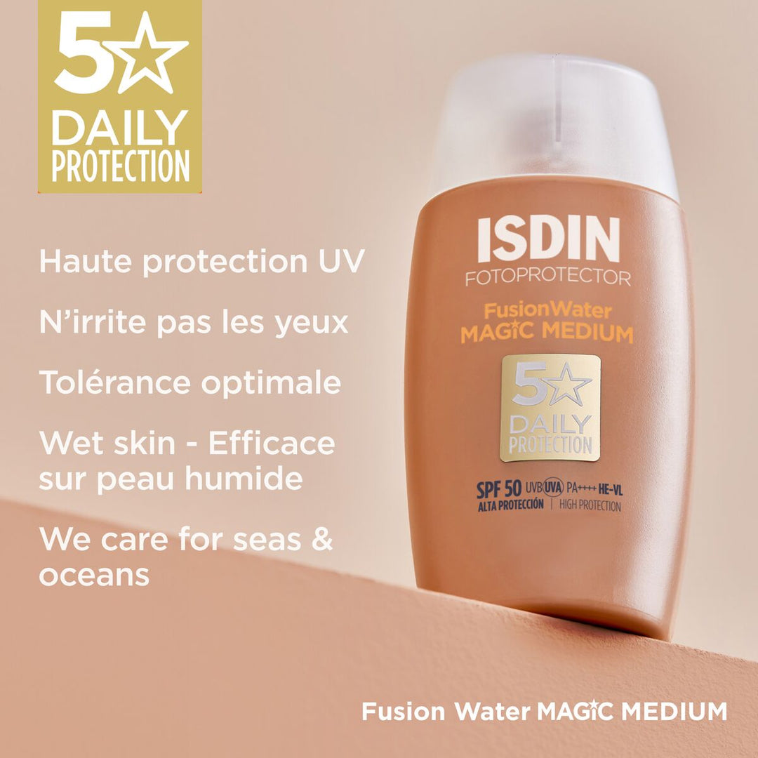 ISDIN FOTOPROTECTOR FUSION WATER COLOR MEDIUM SPF50+ 50mL