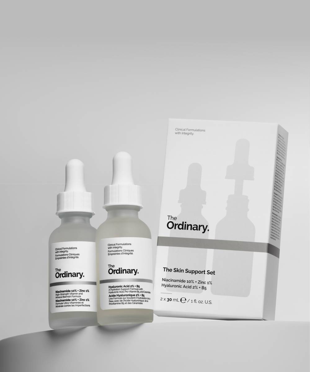 The Ordinary The Skin Support Set Niacinamide 10% + Zinc 1% (Duo) 60ml