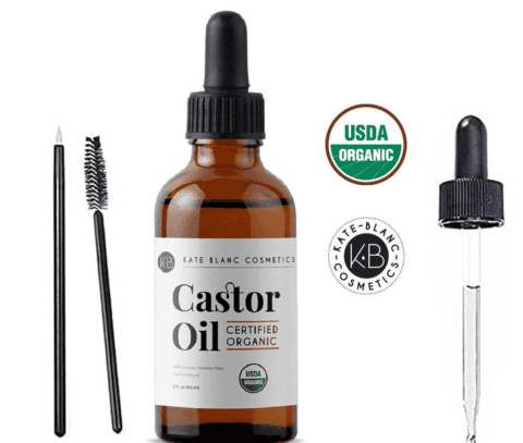 Kate Blanc Cosmetics Castor Oil (2oz) | Eyelash & Hair Growth (USDA ...