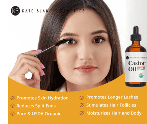 Kate Blanc Cosmetics Castor Oil (2oz)