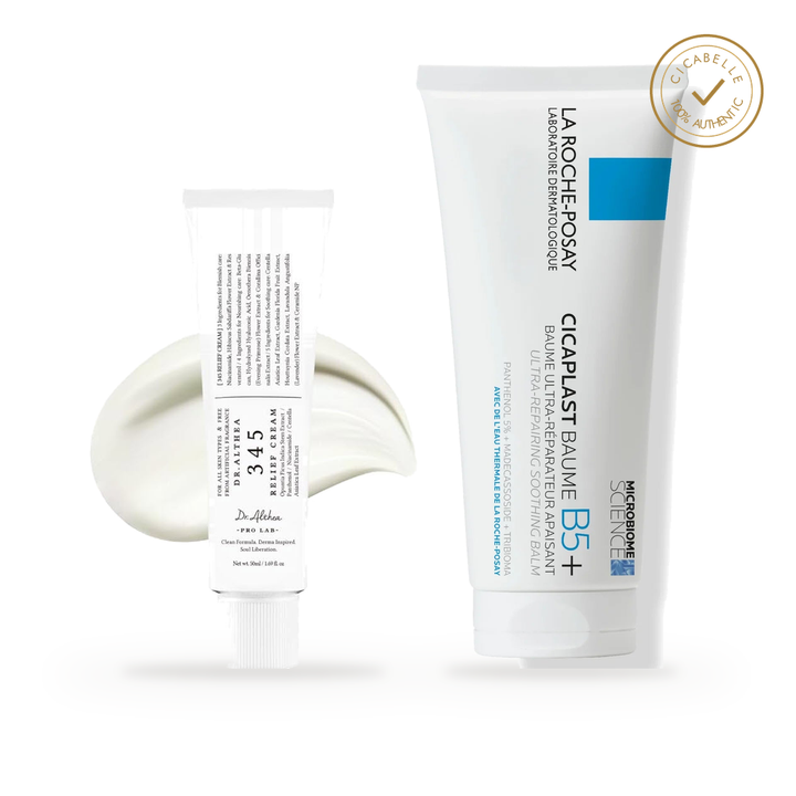 Barrier Repair Kit – The Cica Edit: Cicaplast Baume B5+ + Dr. Althea 345 Relief Cream — 100% authentic