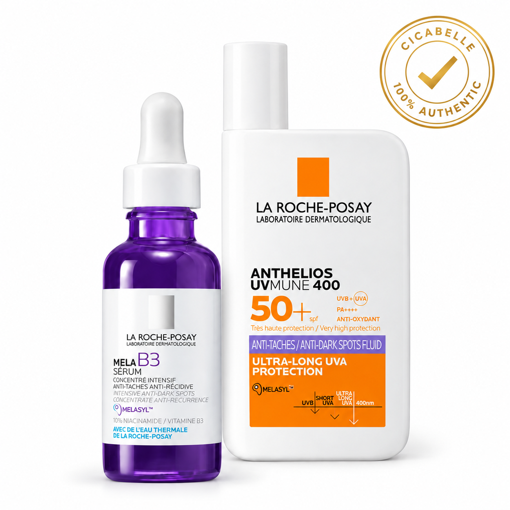 Dark Spot Defense – La Roche-Posay 2-Piece Set: Mela B3 Serum + Anti-Dark-Spots SPF50+ — 100% authentic