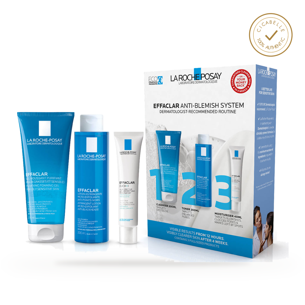 Effaclar La Roche-Posay 3-Step Anti-Imperfection System 440 ml — 100% authentic