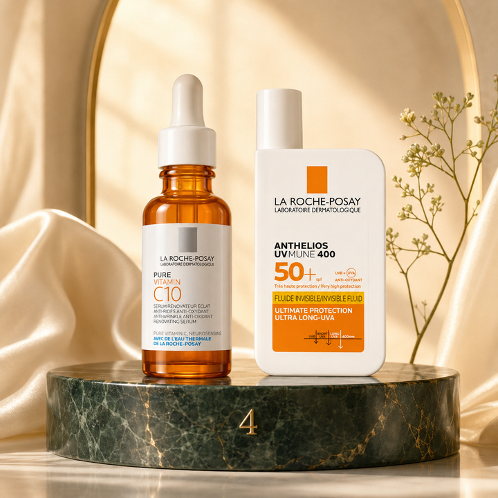 Glow & Protect — Pure Vitamin C10 Serum with UVMune 400 Invisible SPF50+ set, Cicabelle