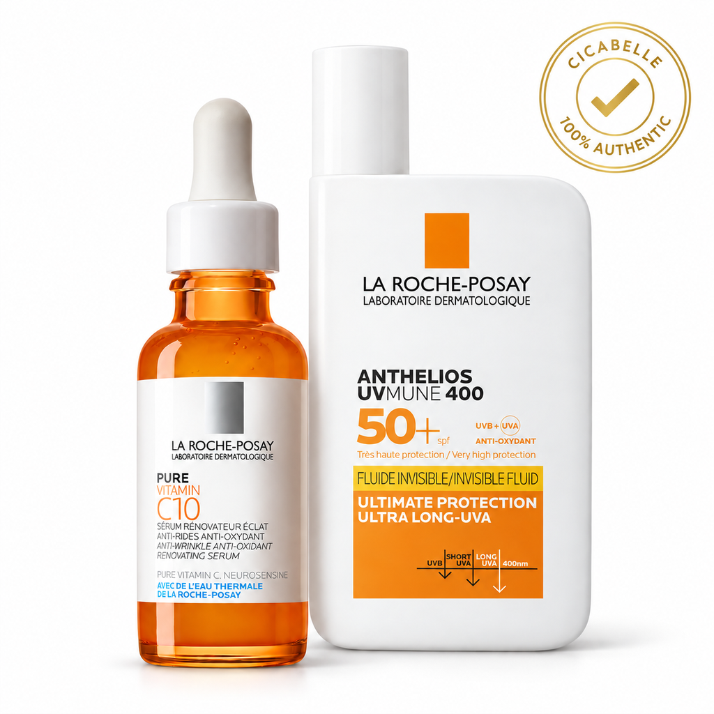Glow & Protect – La Roche-Posay 2-Piece Set: Vitamin C10 Serum + UVMune 400 SPF50+ — 100% authentic