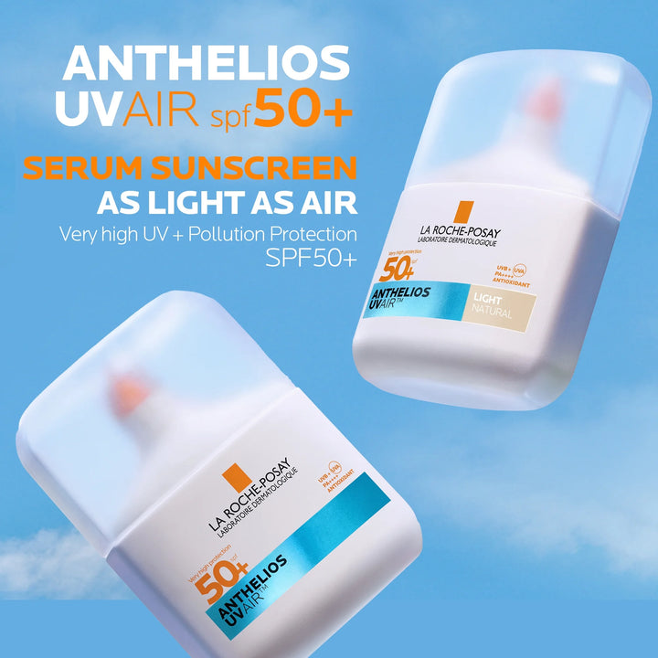 La Roche-Posay Anthelios UVAIR Serum Solaire SPF50+ Clair Naturel (Light)