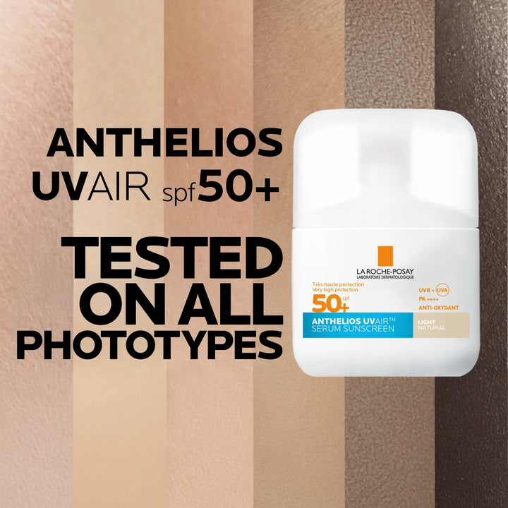 La Roche-Posay Anthelios UVAIR Serum Solaire SPF50+ Clair Naturel (Light)