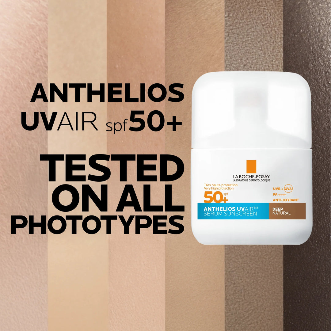 La Roche-Posay Anthelios UVAIR Serum Solaire SPF50+ Fonce Naturel (Dark/Deep)
